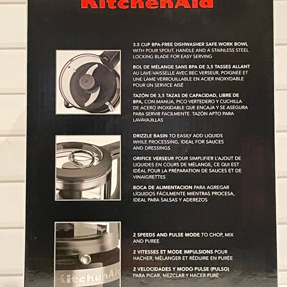 Kitchen Aid Mini Food Processor - Picture 3 of 4